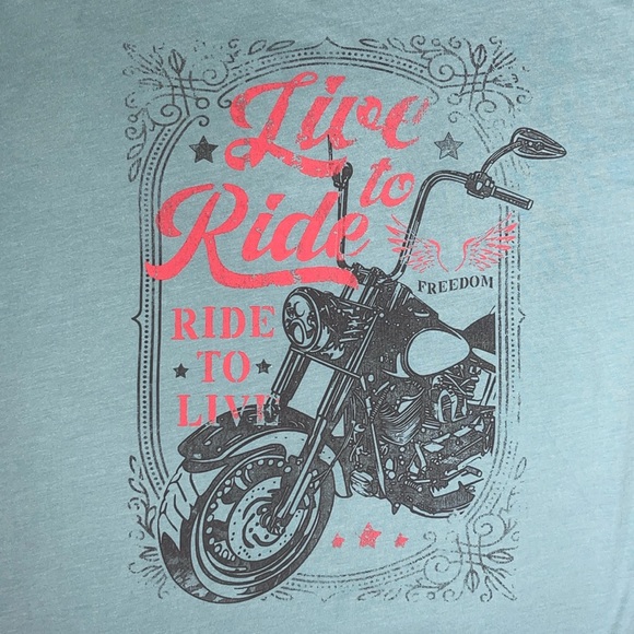 Assorted Sizes: ’Live To Ride- Ride To Live’ tees-NWT - Picture 1 of 5